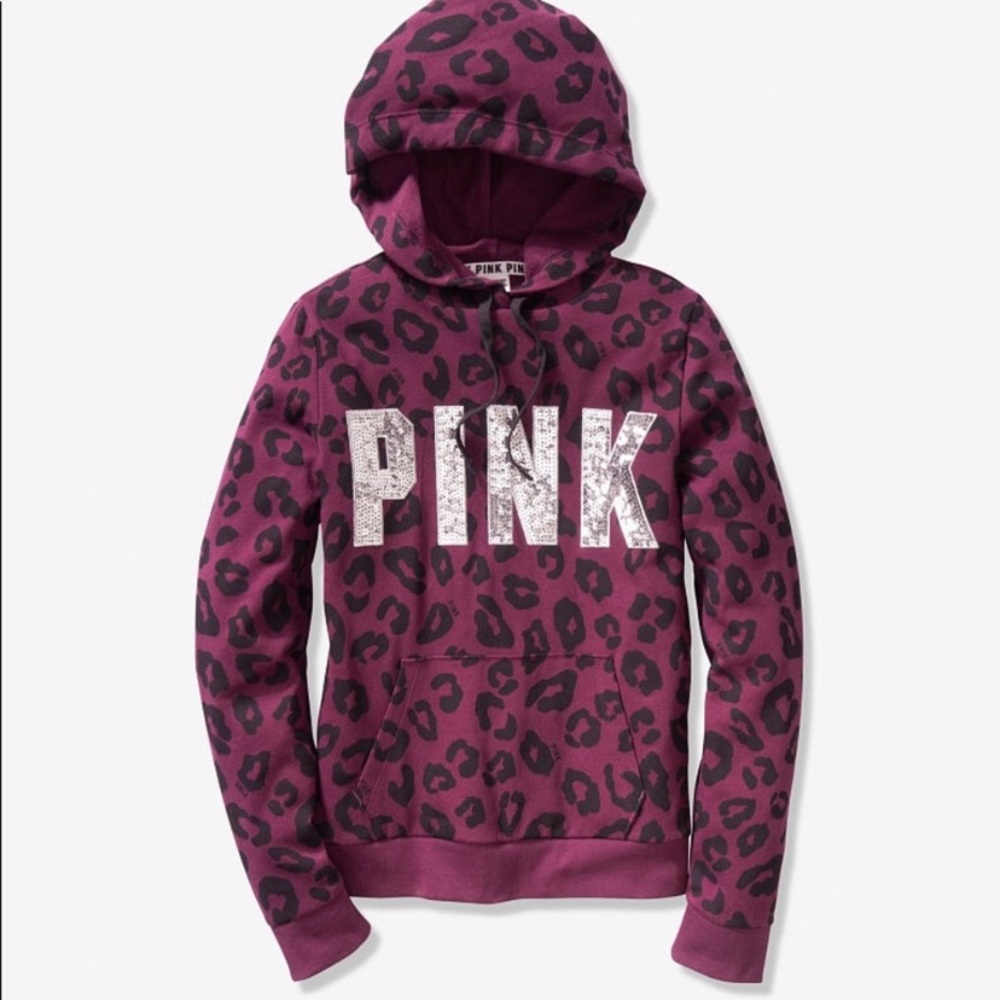 VICTORIA SECRET PINK BLING HOODIE 💕💕
